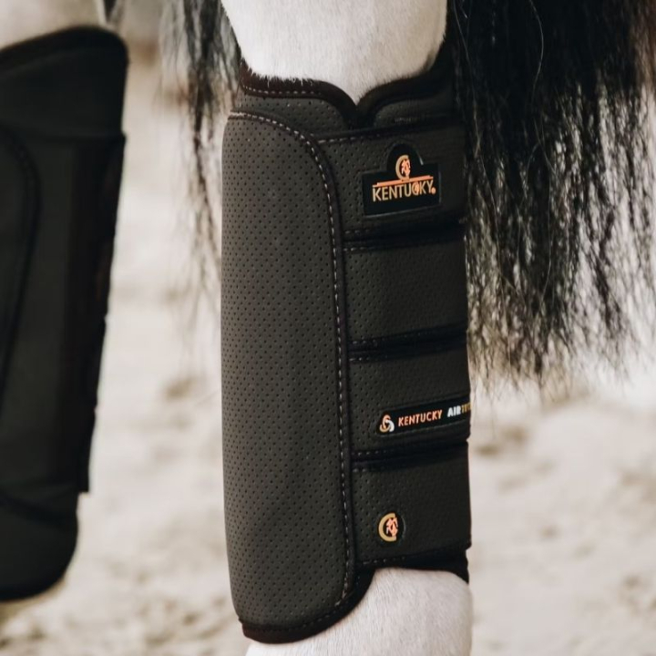 Springgamaschen Eventing Air Tech Hind Braun in der Gruppe Pferdezubehör & Pferdebedarf / Beinschutz & Hufschutz  / Streichkappen bei Equinest (8420305FBR_r)