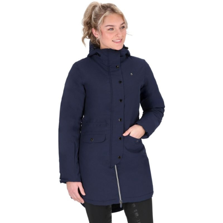 Reitparka Linde Waterproof Marineblau in der Gruppe Reitbekleidung / Jacken / Reitmäntel bei Equinest (8486NA34NA_r)