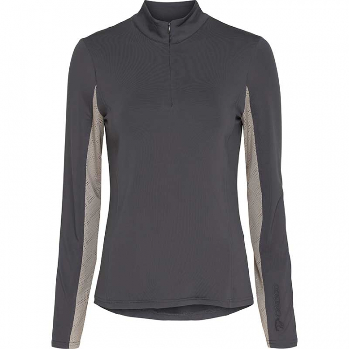UV-Shirt Lana Grau in der Gruppe Reitbekleidung / Pullover & Fleecejacken bei Equinest (85081008Gr_r)