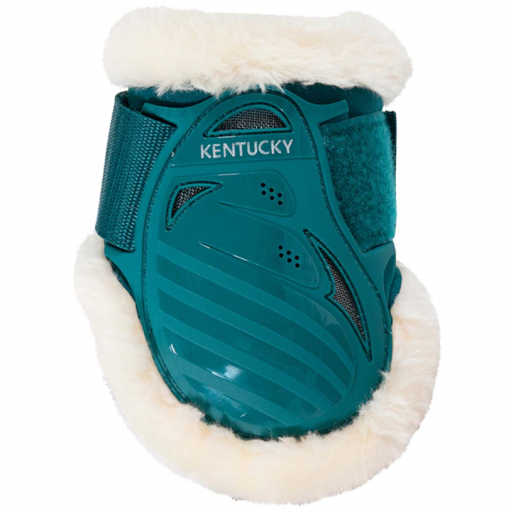 Streichkappen Young Vegan Sheepskin Smaragdgrün in der Gruppe Pferdezubehör & Pferdebedarf / Beinschutz & Hufschutz  / Streichkappen bei Equinest (88205SGN_r)