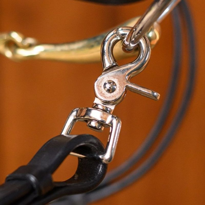 Schnalle für Zügel Snap Square Silber in der Gruppe Pferdezubehör & Pferdebedarf / Zügel bei Equinest (940700SI)