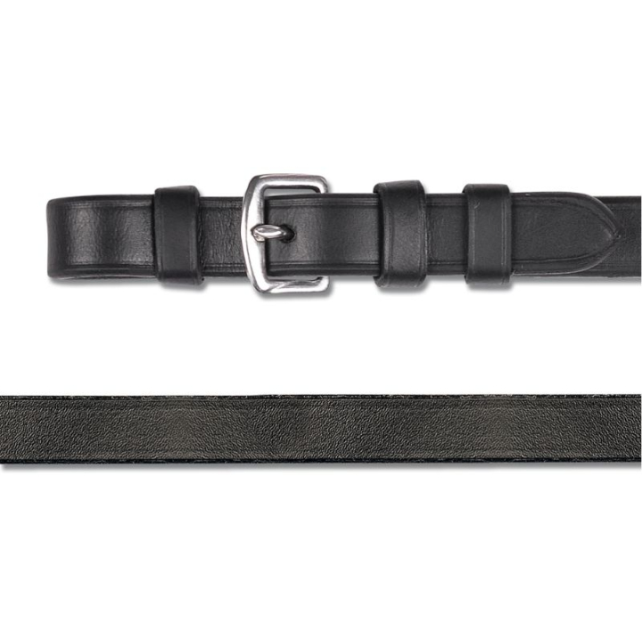 Kandarenzügel Leather 12mm Buckles Schwarz in der Gruppe Pferdezubehör & Pferdebedarf / Zügel / Lederzügel bei Equinest (9563501BA-FU)