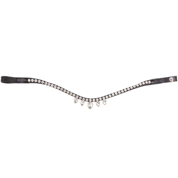 Stirnband X-Line Diadem Schwarz/Weiß in der Gruppe Pferdezubehör & Pferdebedarf / Zaumzeug & Stirnriemen / Stirnriemen bei Equinest (9577501PBAWH_r)