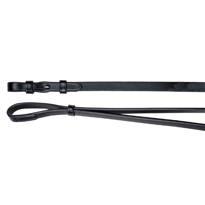 Kandarenzügel Leather 12mm Hooks Schwarz in der Gruppe Pferdezubehör & Pferdebedarf / Zügel / Lederzügel bei Equinest (958401BA-FU)
