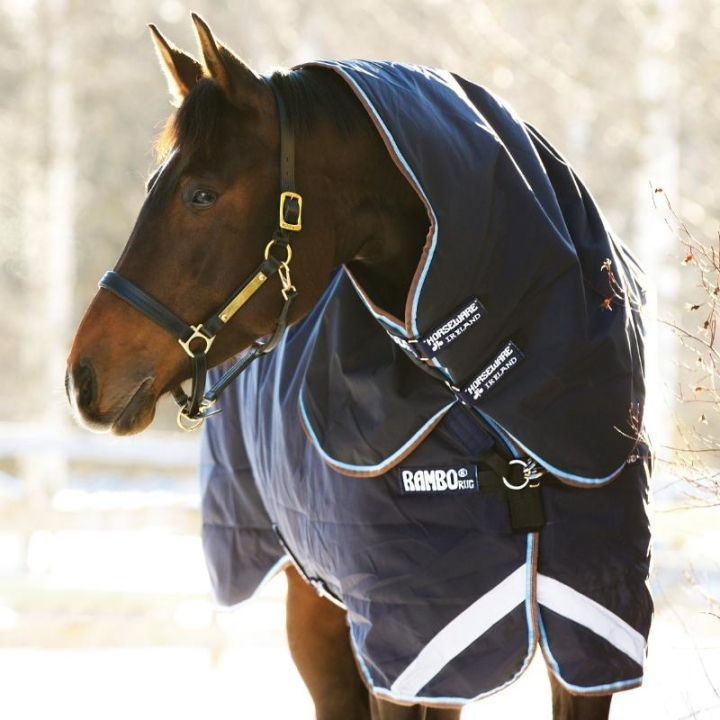 Outdoordecke Rambo Duo Plus 1000D (100g + 300g) Marineblau/Hellblau/Braun in der Gruppe Pferdedecken / Outdoordecken bei Equinest (AAADA3BDNNALBLBR_r)