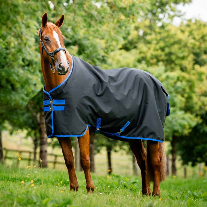 Regendecke Amigo Ripstop 900 Original 50g Schwarz/Blau in der Gruppe Pferdedecken / Outdoordecken / Regendecken bei Equinest (AARAG1BA)