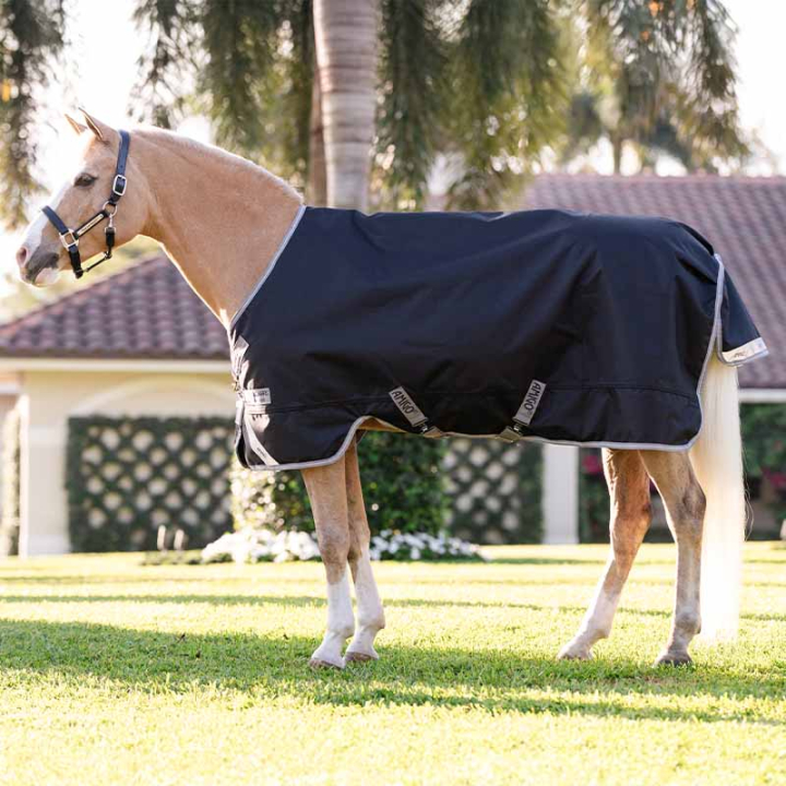 Regendecke Amigo Ripstop 900D 0g Pony Schwarz/Grau in der Gruppe Pferdedecken / Outdoordecken / Regendecken bei Equinest (AARBL0KJIBAGR_r)