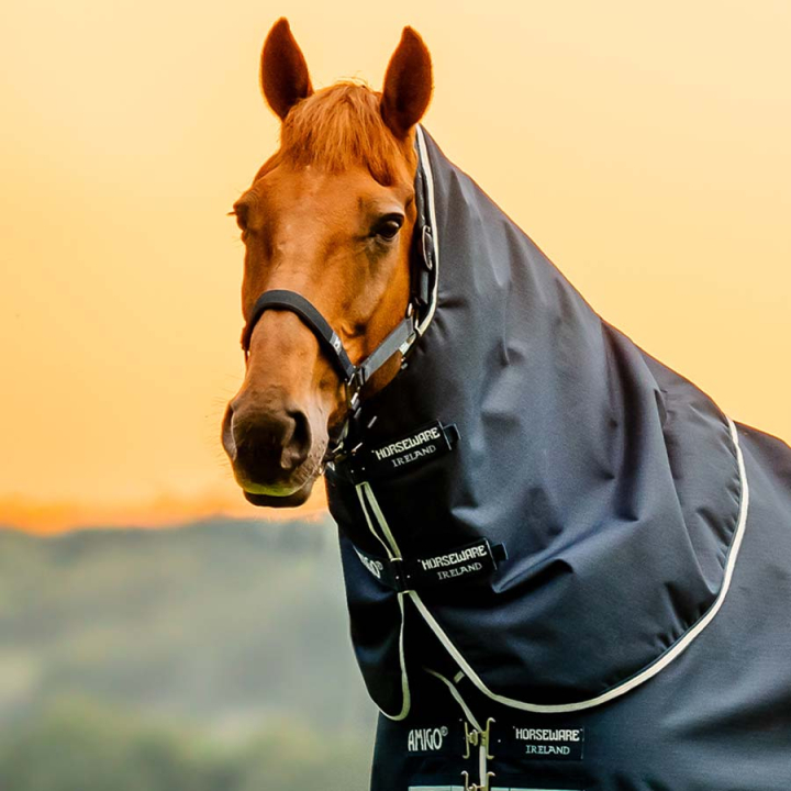 Halsteil Amigo Ripstop 900D 0g Witney Navy in der Gruppe Pferdedecken / Halsteile bei Equinest (AARN10VRWNA_r)