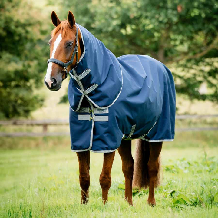 Regendecke Amigo Ripstop 900D Plus 0g Marineblau/Grau in der Gruppe Pferdedecken / Outdoordecken / Regendecken bei Equinest (AARPG0BJJNAGR_r)