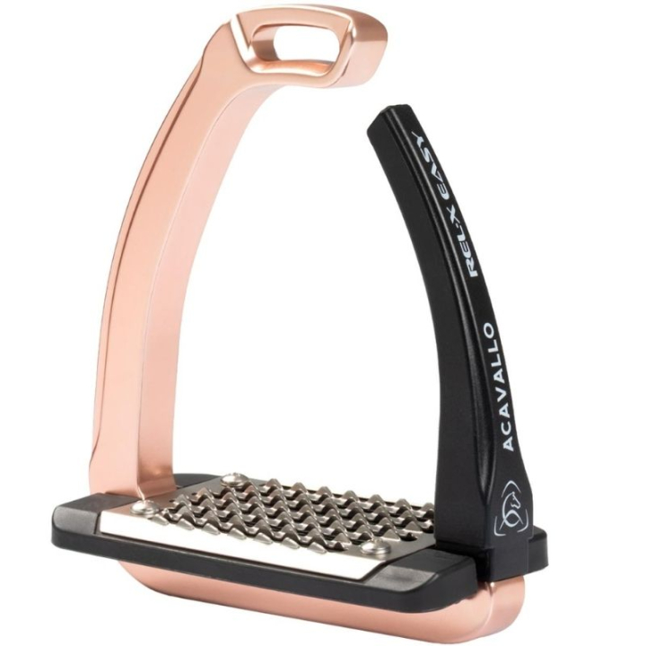 Steigbügel Kinder/Junior Rel-X Easy Rose Gold in der Gruppe Pferdezubehör & Pferdebedarf / Steigbügel bei Equinest (AC668PIRSGD)