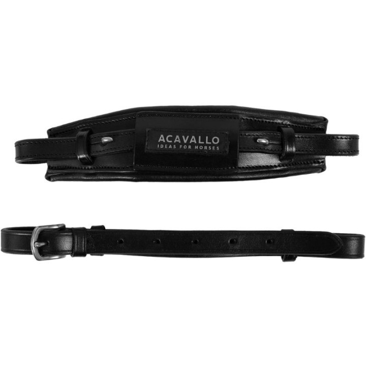 Nasenriemen für Hackamore Alupro Schwarz in der Gruppe Pferdezubehör & Pferdebedarf / Gebisse / Hackamores bei Equinest (AC9611BKBA)