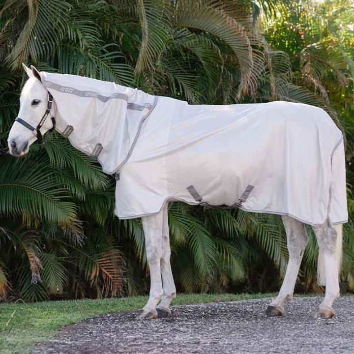Fliegendecke Amigo Integrated Silber/Grau in der Gruppe Fliegenschutz / Fliegendecken bei Equinest (AFRNGSIJISIGR_r)