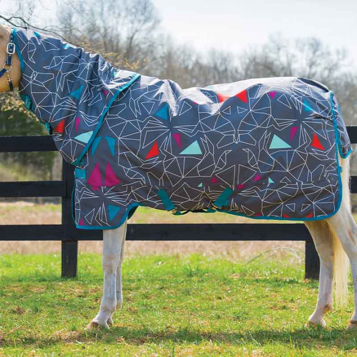 Regendecke Amigo Pony Plus 0g Blau in der Gruppe Pferdedecken / Outdoordecken / Regendecken bei Equinest (AKRP90Bl_r)