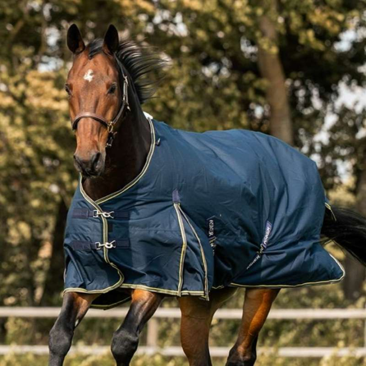 Übergangsdecke Turnout 100g 600D Marineblau in der Gruppe Pferdedecken / Outdoordecken / Übergangsdecken bei Equinest (AS00581785NA_r)