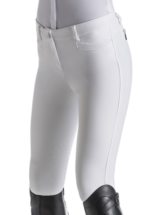 Reithose Jumping EJ Weiß in der Gruppe Reitbekleidung / Reithosen & Reitleggings / Reithosen bei Equinest (BJUEJ_V_r)