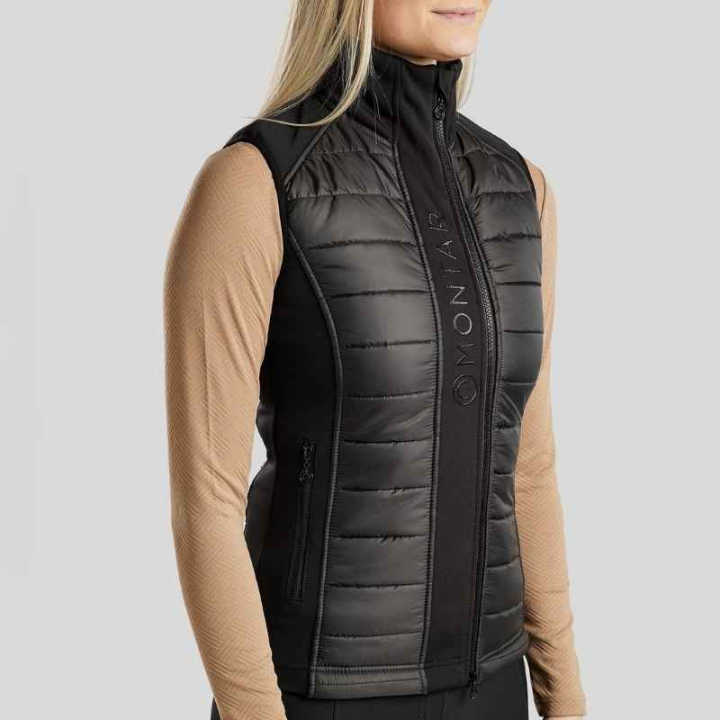 Hybridweste Emma Softshell Schwarz in der Gruppe Reitbekleidung / Westen bei Equinest (BW21244LBA_r)