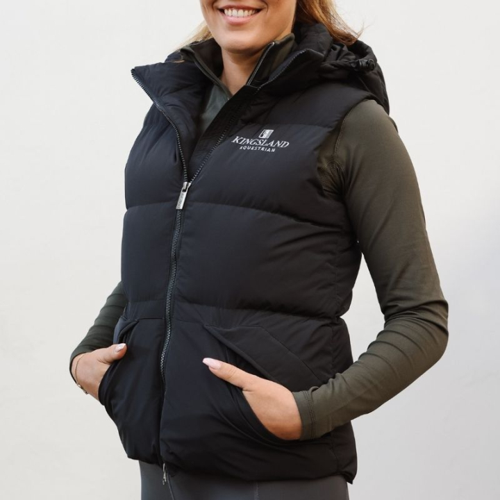 Reitweste Classic Unisex Down Schwarz in der Gruppe Reitbekleidung / Westen bei Equinest (C1000162BA_r)