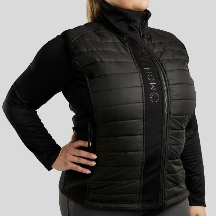 Hybridweste Emma Softshell Curve Schwarz in der Gruppe Reitbekleidung / Westen bei Equinest (CBW21244XBA_r)