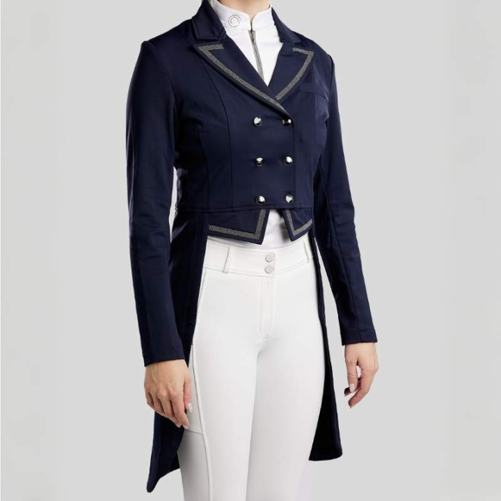 Dressurfrack Softshell Marineblau in der Gruppe Reitbekleidung / Turnierjackets bei Equinest (COAT20273NA_r)