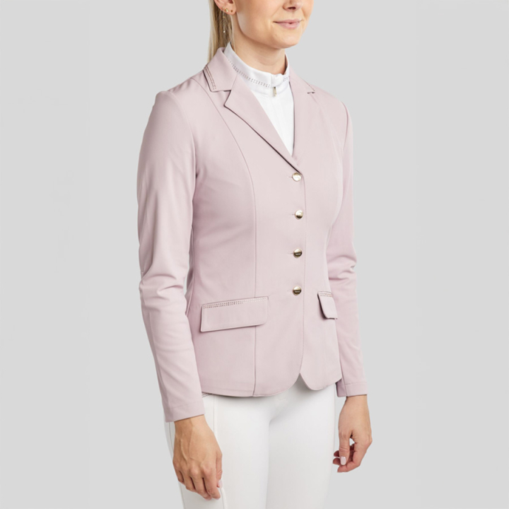 Turnierjacket MoBlair Softshell Champagne Crystals Cheeky Pink in der Gruppe Reitbekleidung / Turnierjackets bei Equinest (COMB26242LPI_r)