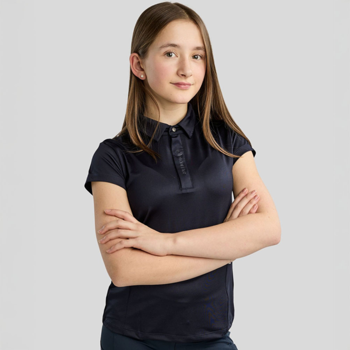 Kinder Rollkragenpullover Clubwear Marineblau in der Gruppe Reitbekleidung / Langarm- & Kurzarm-Shirts / Poloshirts bei Equinest (CW4024171NA_r)