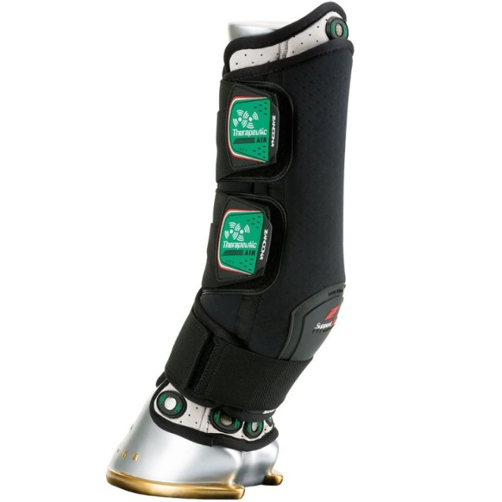 Therapie-Gamaschen Magnetic Support Boot Air Front Schwarz in der Gruppe Pferdezubehör & Pferdebedarf / Beinschutz & Hufschutz  / Stall- & Transportschutz bei Equinest (E2710TBKSBKBIBA_r)