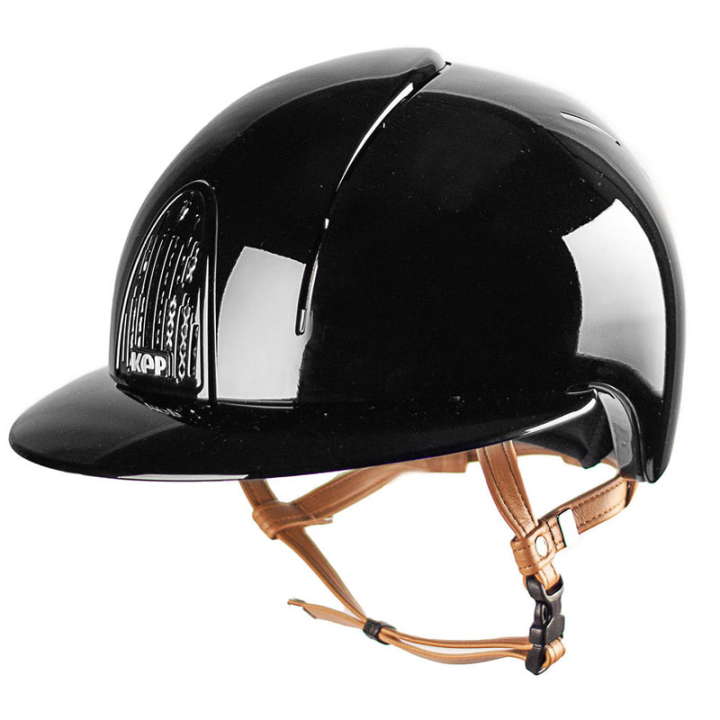 Reithelm Cromo Smart Polo Polish Beige Chinstrap Schwarz in der Gruppe Reitausrüstung / Reithelme / Sonnenblende bei Equinest (E54085B00171BA_r)
