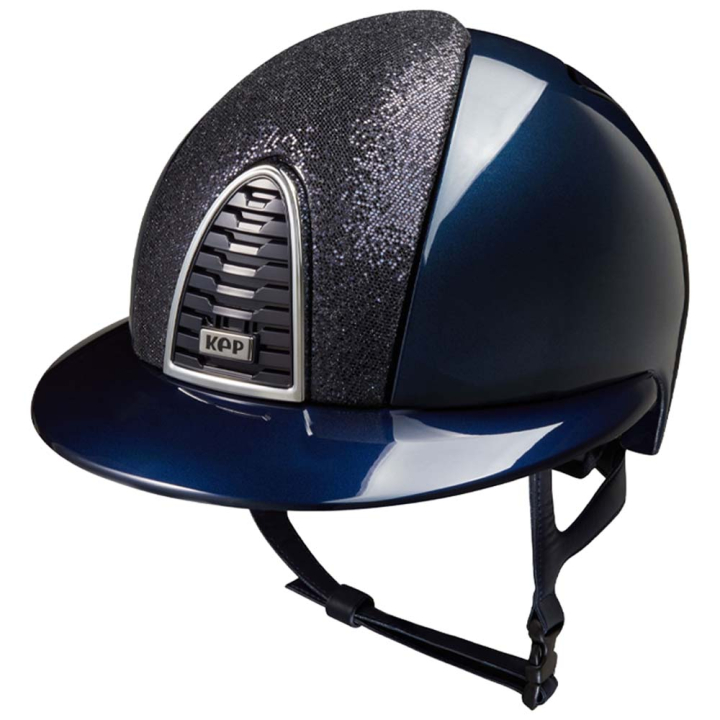 Reithelm Cromo 2.0 Shine Polo Inserto Glitter Marineblau in der Gruppe Reitausrüstung / Reithelme / Sonnenblende bei Equinest (E54325L05071NA_r)