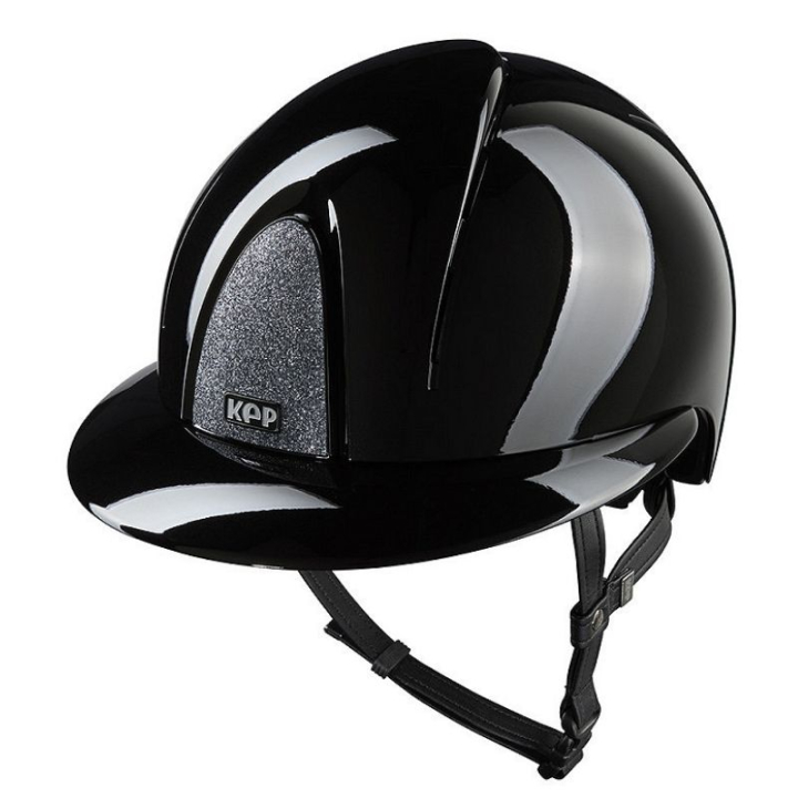Reithelm Smart Nova Metal Polish Polo Star Schwarz/Silber in der Gruppe Reitausrüstung / Reithelme / Sonnenblende bei Equinest (E54367B0BASI_r)