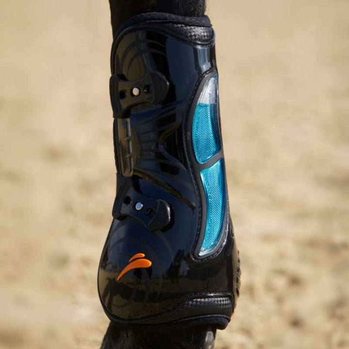 Tendon Boots eAirshock Schwarz in der Gruppe Pferdezubehör & Pferdebedarf / Beinschutz & Hufschutz / Springgamaschen bei Equinest (EAIRFLNBA_r)