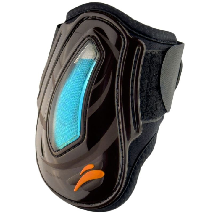 Streichkappen eAirshock Velcro Braun in der Gruppe Pferdezubehör & Pferdebedarf / Beinschutz & Hufschutz / Streichkappen bei Equinest (EAIRRLMVBR_r)