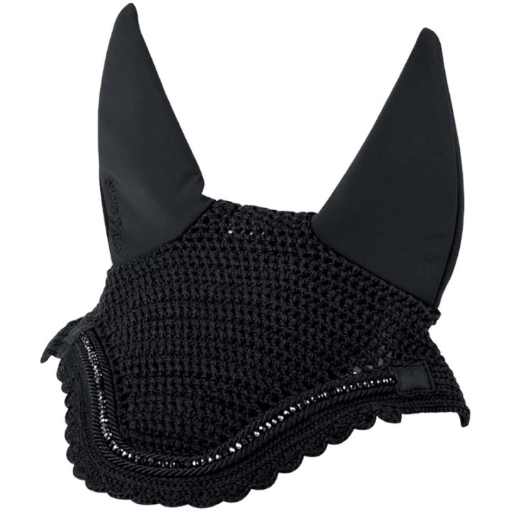 Haube Diamante Acoustic Soundless Schwarz in der Gruppe Pferdezubehör & Pferdebedarf / Fliegenhauben bei Equinest (IT00808004BA_r)