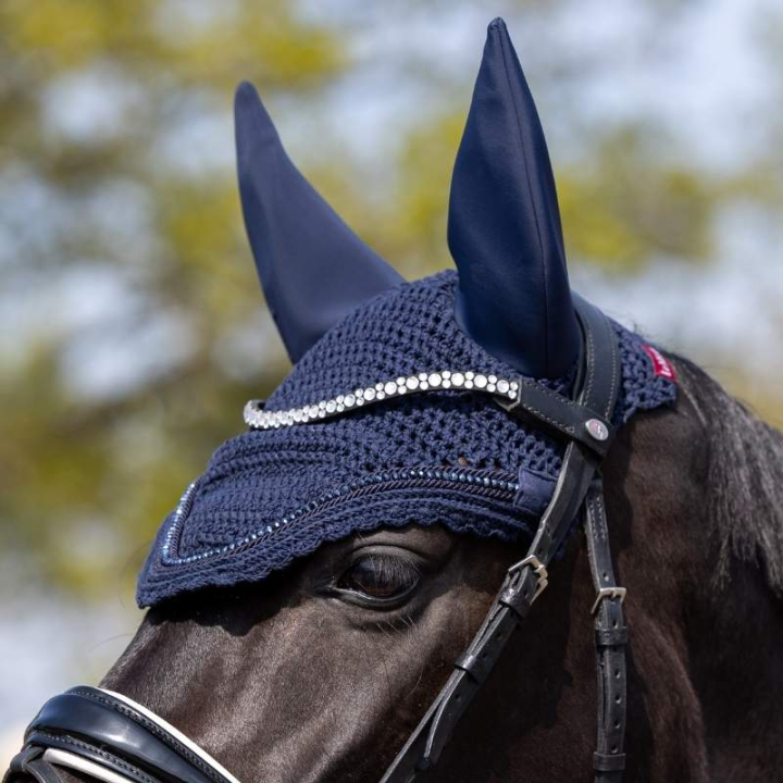 Haube Diamante Acoustic Soundless Marineblau in der Gruppe Pferdezubehör & Pferdebedarf / Fliegenhauben bei Equinest (IT00810004NA_r)