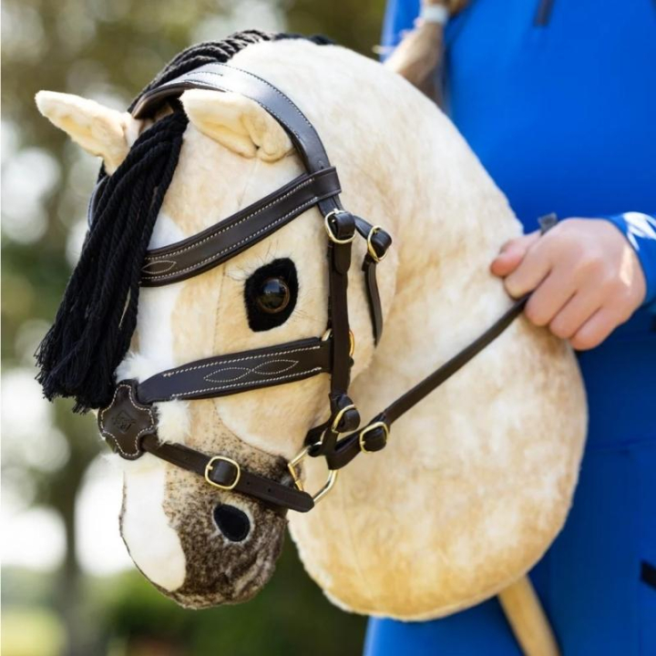 Trense für Steckenpferd Grackle Braun in der Gruppe Steckenpferde & Spielzeugpferde / Zubehör für Steckenpferde bei Equinest (IT034010BR)