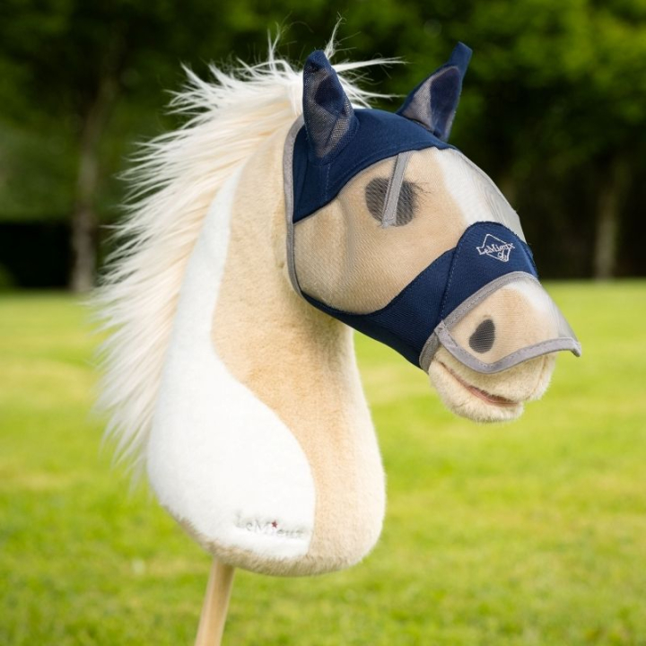 Fliegenmaske für Steckenpferd Marineblau in der Gruppe Steckenpferde & Spielzeugpferde / Zubehör für Steckenpferde bei Equinest (IT059270NA)