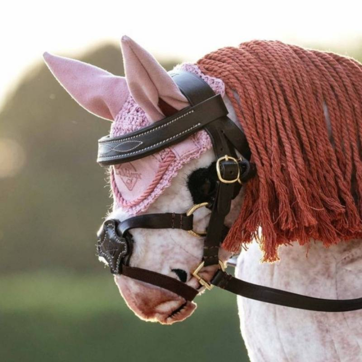 Haube Toy Pony Classic Hellrosa in der Gruppe Steckenpferde & Spielzeugpferde / Zubehör für Spielzeugpferde bei Equinest (IT059590LPI)