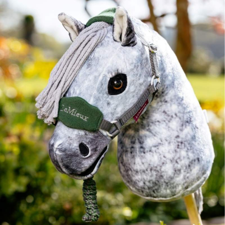Halfter & Führstrick für Steckenpferd Vogue Grün in der Gruppe Steckenpferde & Spielzeugpferde / Zubehör für Steckenpferde bei Equinest (IT071230GN)