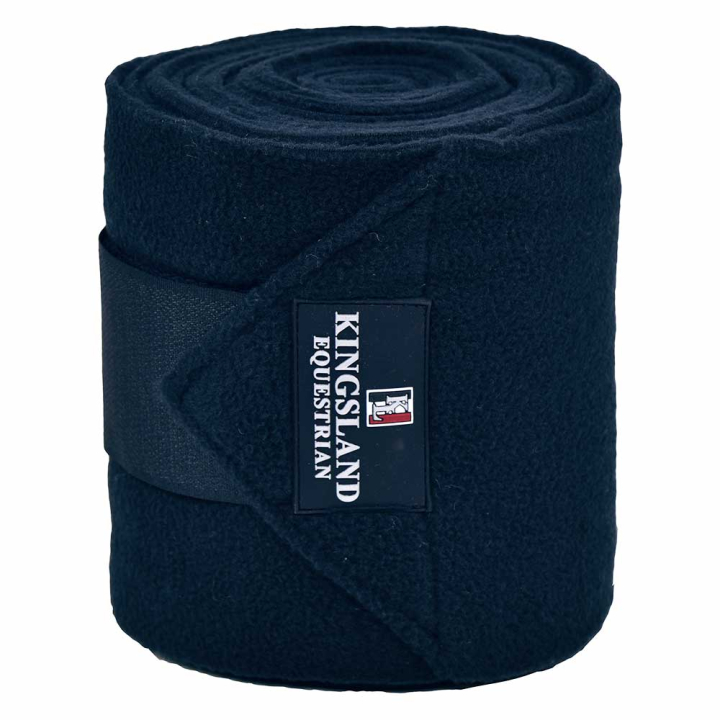 Fleecebandagen Classic 2er-Pack Marineblau in der Gruppe Pferdezubehör & Pferdebedarf / Beinschutz & Hufschutz  / Bandagen bei Equinest (KLC-HG-759MA-ONESIZE)