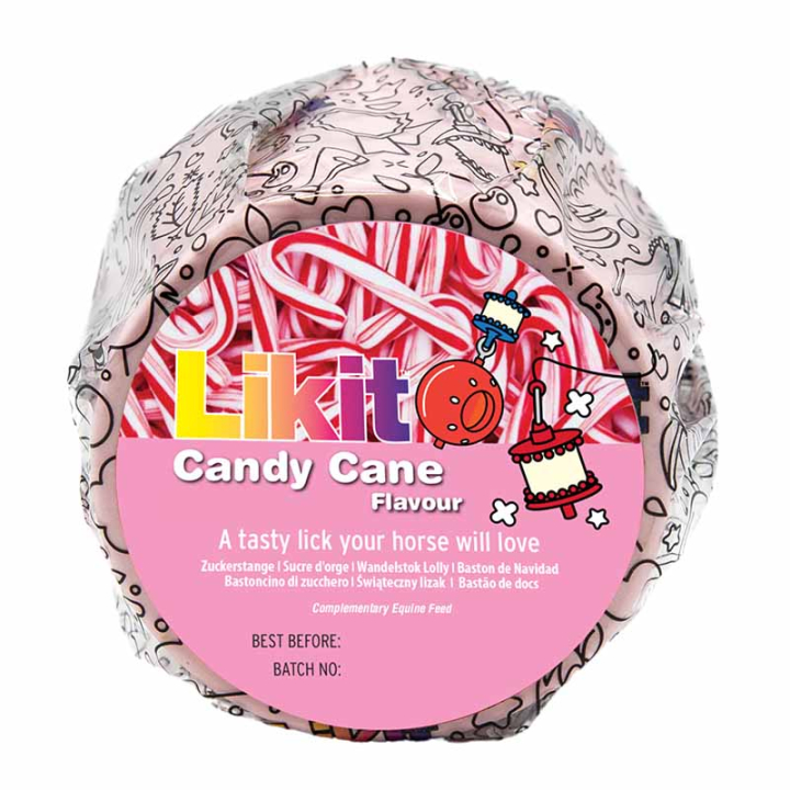 Leckstein Candy Cane Refill 650g in der Gruppe Zusatzfutter & Ergänzungsfuttermittel / Zusatzfutter für Pferde / Salzsteine & Lecksteine bei Equinest (LIKB2CC-650)