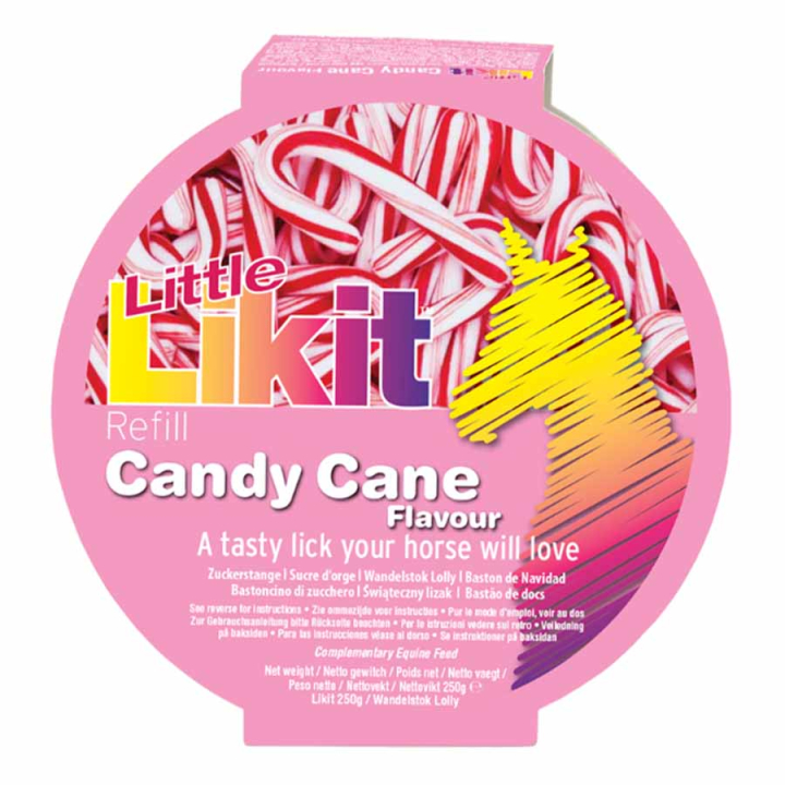 Leckstein Little Candy Cane Refill 250g in der Gruppe Zusatzfutter & Ergänzungsfuttermittel / Zusatzfutter für Pferde / Salzsteine & Lecksteine bei Equinest (LIKLLCC-250)