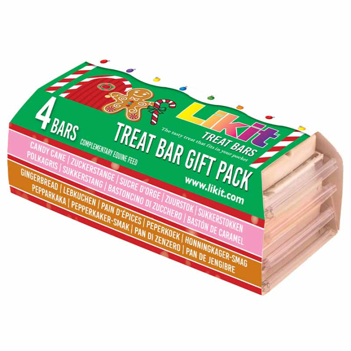 Pferdeleckerlis Treat Bars Gift Pack 4-pack 360g in der Gruppe Pflegeprodukte / Pferdeleckerlies bei Equinest (LIKTBXMAS-360)