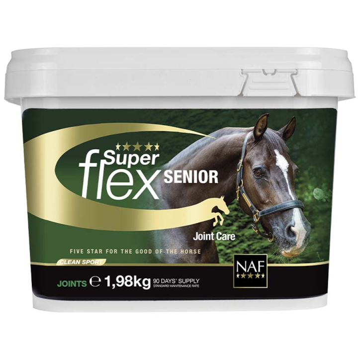 Superflex Senior 1,98kg in der Gruppe Zusatzfutter & Ergänzungsfuttermittel / Zusatzfutter für Pferde / Gelenke bei Equinest (NAF1296198-198kg)