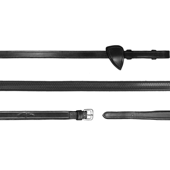 Gummizügel 13mm NE Schwarz in der Gruppe Pferdezubehör & Pferdebedarf / Zügel / Gummizügel bei Equinest (NE05ASv_r)