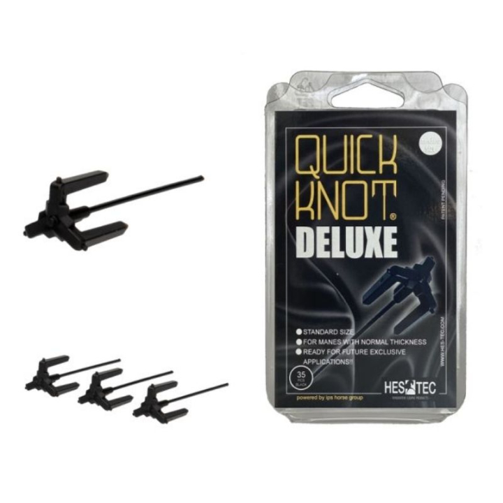 Quick Knot Deluxe Schwarz in der Gruppe Pflegeprodukte / Mähnengummis und Schleifen bei Equinest (Q4200351BA)