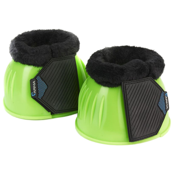 Hufglocken Glossy PVC Fleece Grün in der Gruppe Pferdezubehör & Pferdebedarf / Beinschutz & Hufschutz / Hufglocken bei Equinest (SH1028429PGN_r)