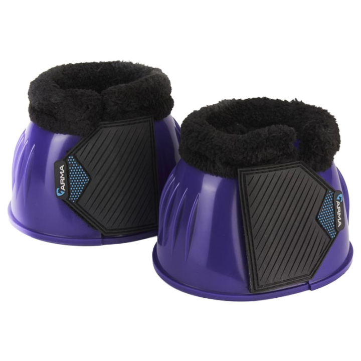 Hufglocken Glossy PVC Fleece Lila in der Gruppe Pferdezubehör & Pferdebedarf / Beinschutz & Hufschutz  / Hufglocken bei Equinest (SH1028433PPU_r)