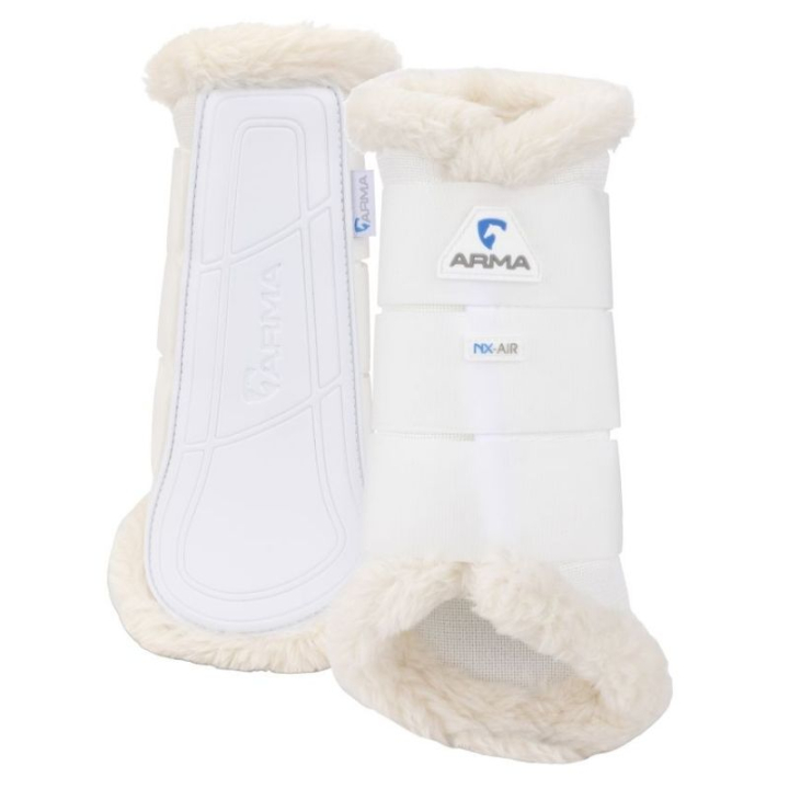 Arbeitsgamaschen NX-Air Motion Supafleece Weiß in der Gruppe Pferdezubehör & Pferdebedarf / Beinschutz & Hufschutz  bei Equinest (SH104700WH_r)