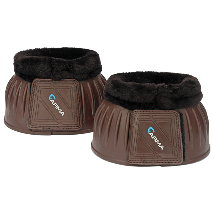 Hufglocken Fleece Braun in der Gruppe Pferdezubehör & Pferdebedarf / Beinschutz & Hufschutz  / Hufglocken bei Equinest (SH134F_B_r)