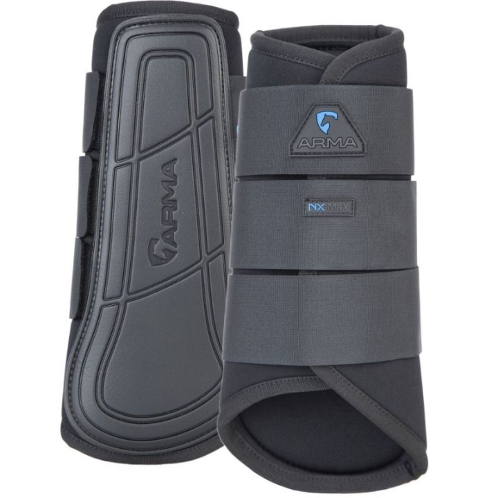 Arbeitsgamaschen NX-MAX Neopren Schwarz in der Gruppe Pferdezubehör & Pferdebedarf / Beinschutz & Hufschutz  / Arbeitsgamaschen & Dressurgamaschen bei Equinest (SH170ASv_r)