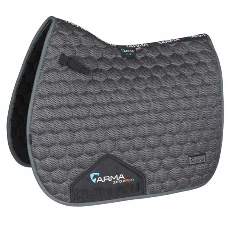 Schabracke Air Motion Luxe Grau in der Gruppe Pferdezubehör & Pferdebedarf / Schabracken / Springschabracken & Vielseitigkeitsschabracken bei Equinest (SH191010GR_r)